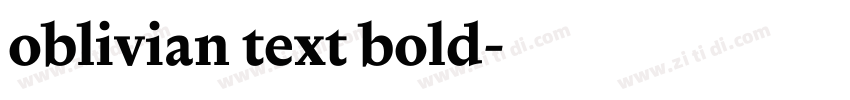 oblivian text bold字体转换 oblivian text bold字体转换